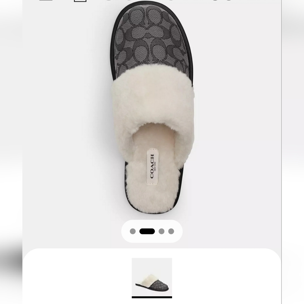 New! Zena Slippers in Signature Canvas, Size 7 (Only 1 Left!) *Aka ZIVA … - Picture 3 of 3